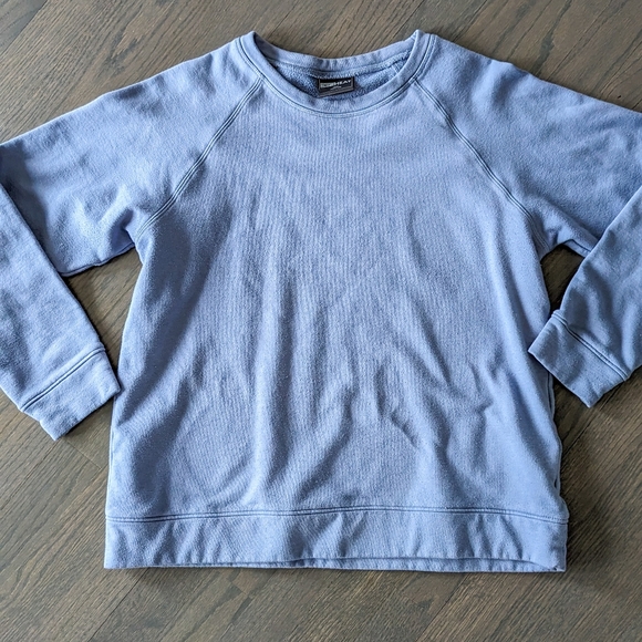 32 Degrees Women's Comfort Tech Crew Top Sweatshirt - Country Blue, Medium - Picture 2 of 5